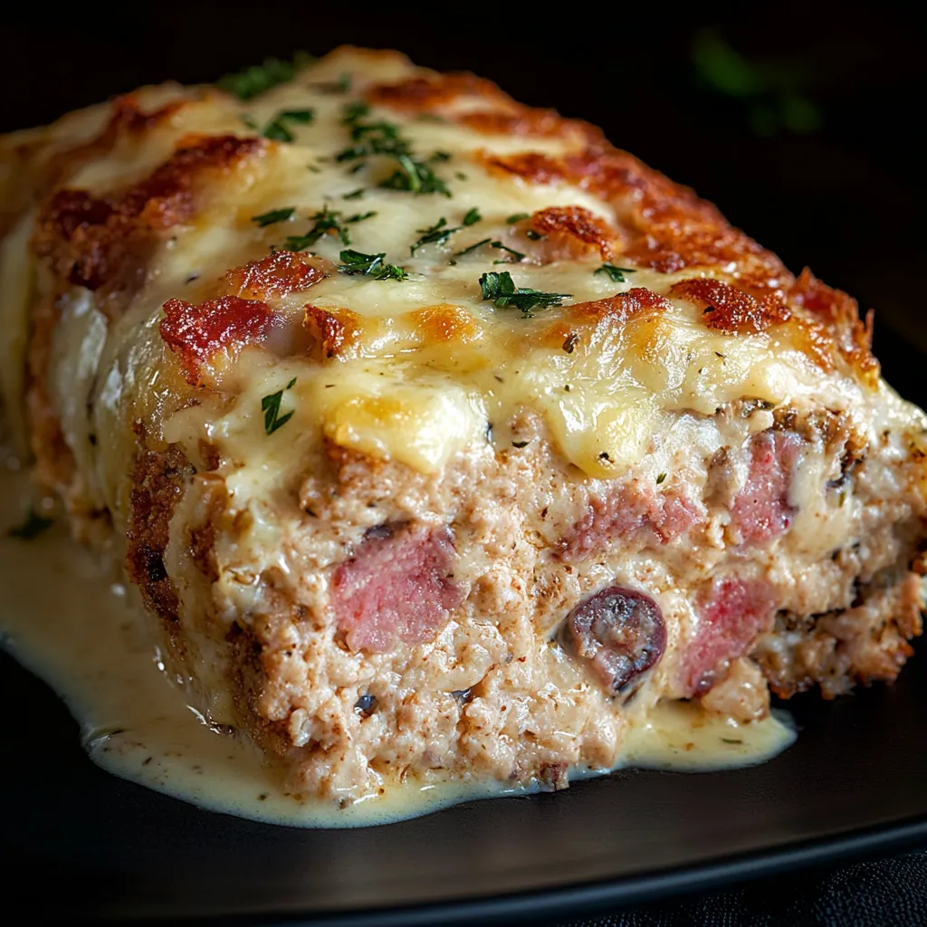 Pain de viande cordon bleu hyper gourmand à découvrir