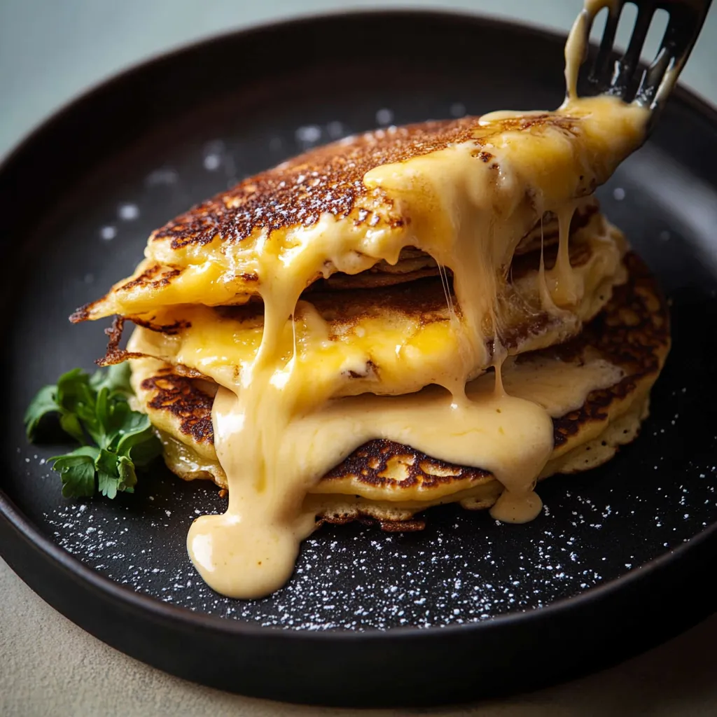 Cuisson des cachapas de maïs doux et mozzarella fondante vénézuéliennes