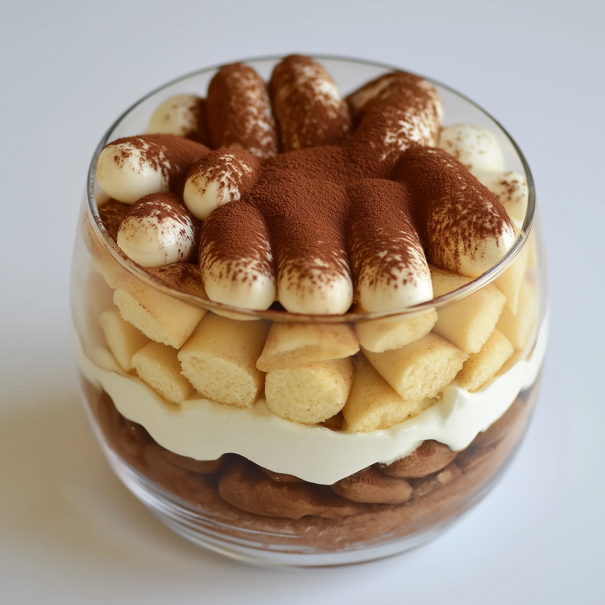 Délicieux tiramisu italien crémeux