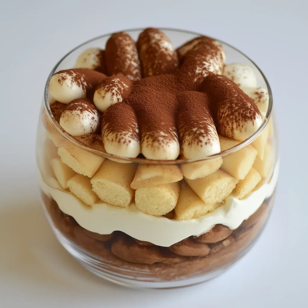 Délicieux tiramisu italien crémeux