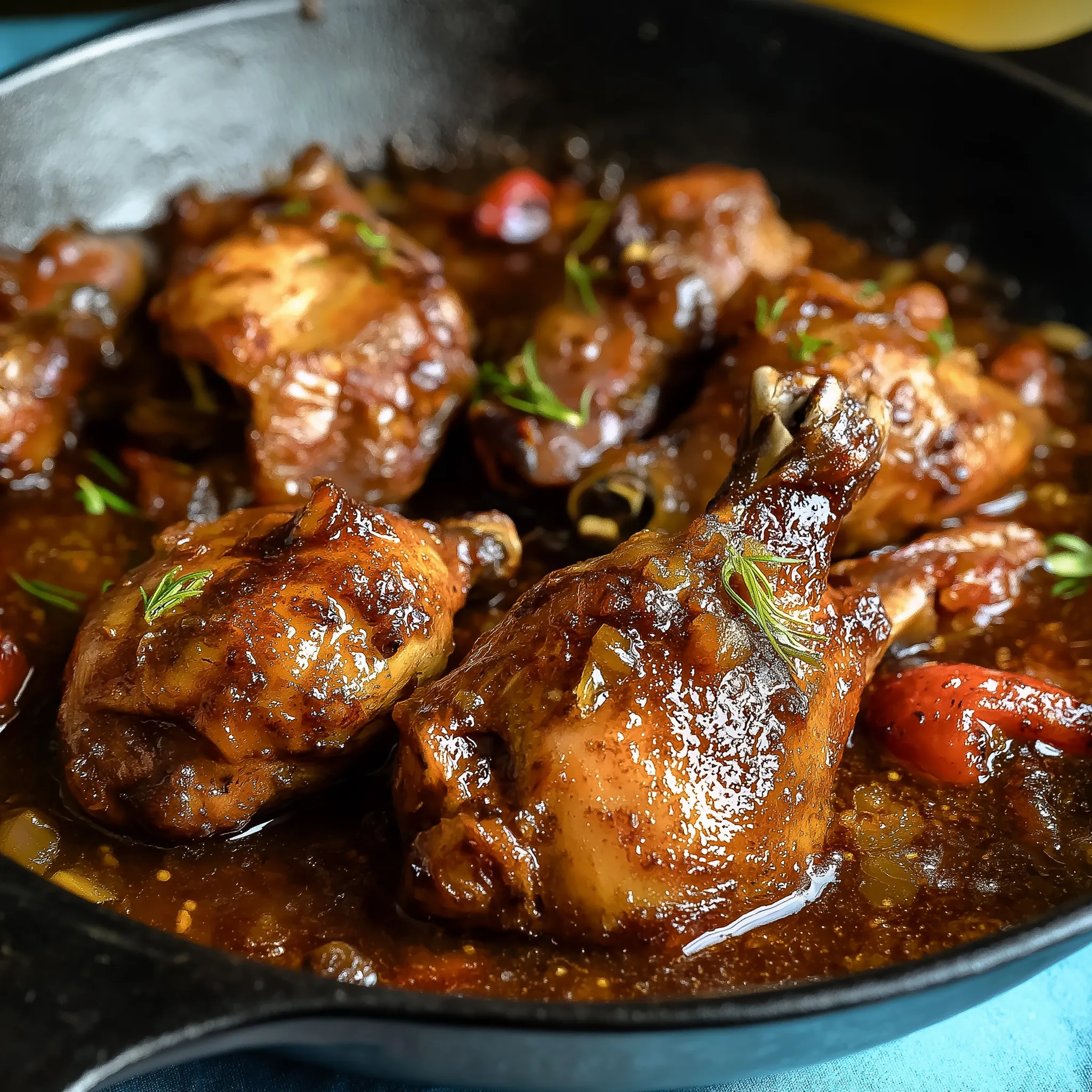 Poulet savoureux Jamaican