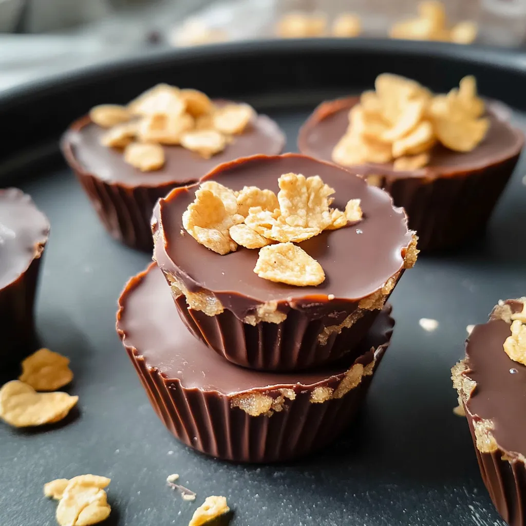 Délicieuses cups au chocolat