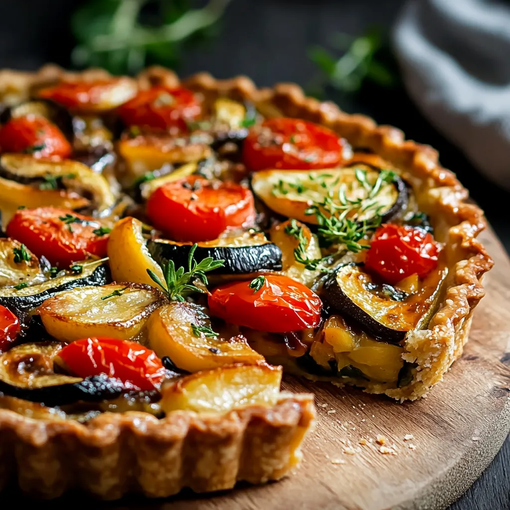 Tarte de saison super facile aux légumes