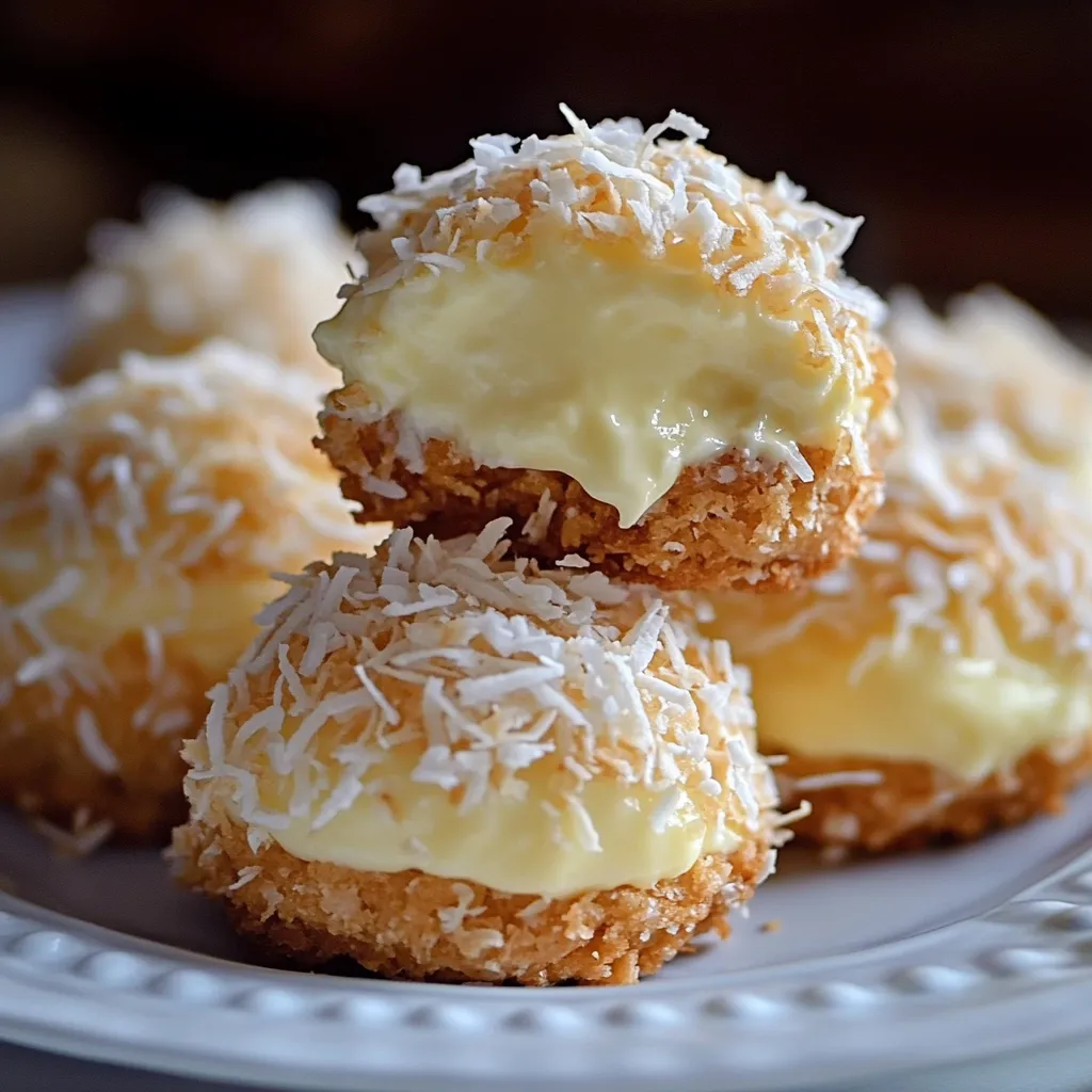 Biscuits fondants citron coco cœur fromage