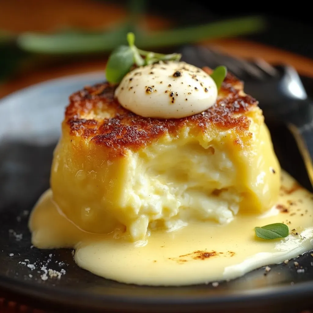 Délice fondant chou-fleur et comté