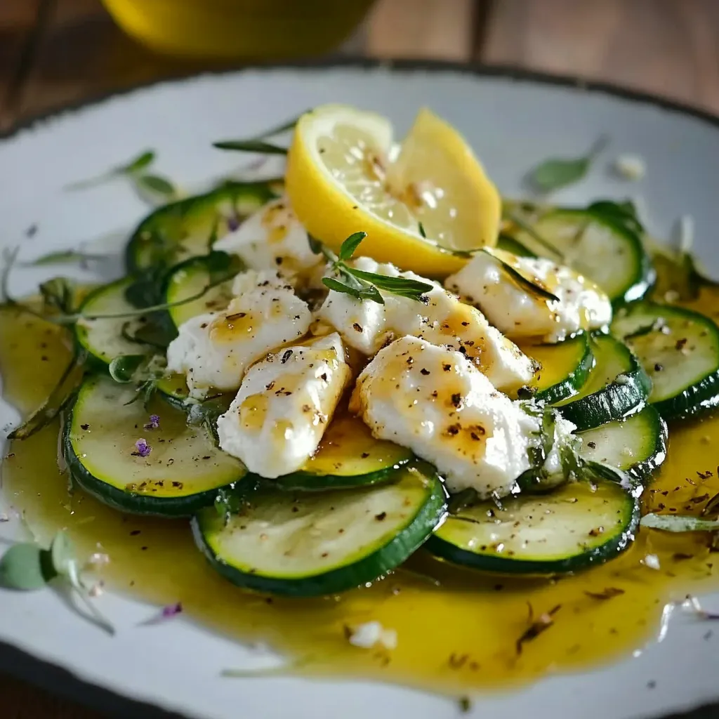 Courgettes miel et citron