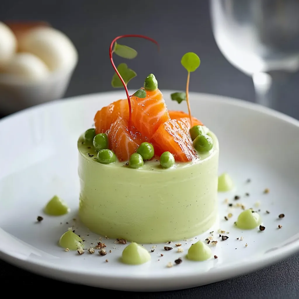 Délicieuse asperges saumon