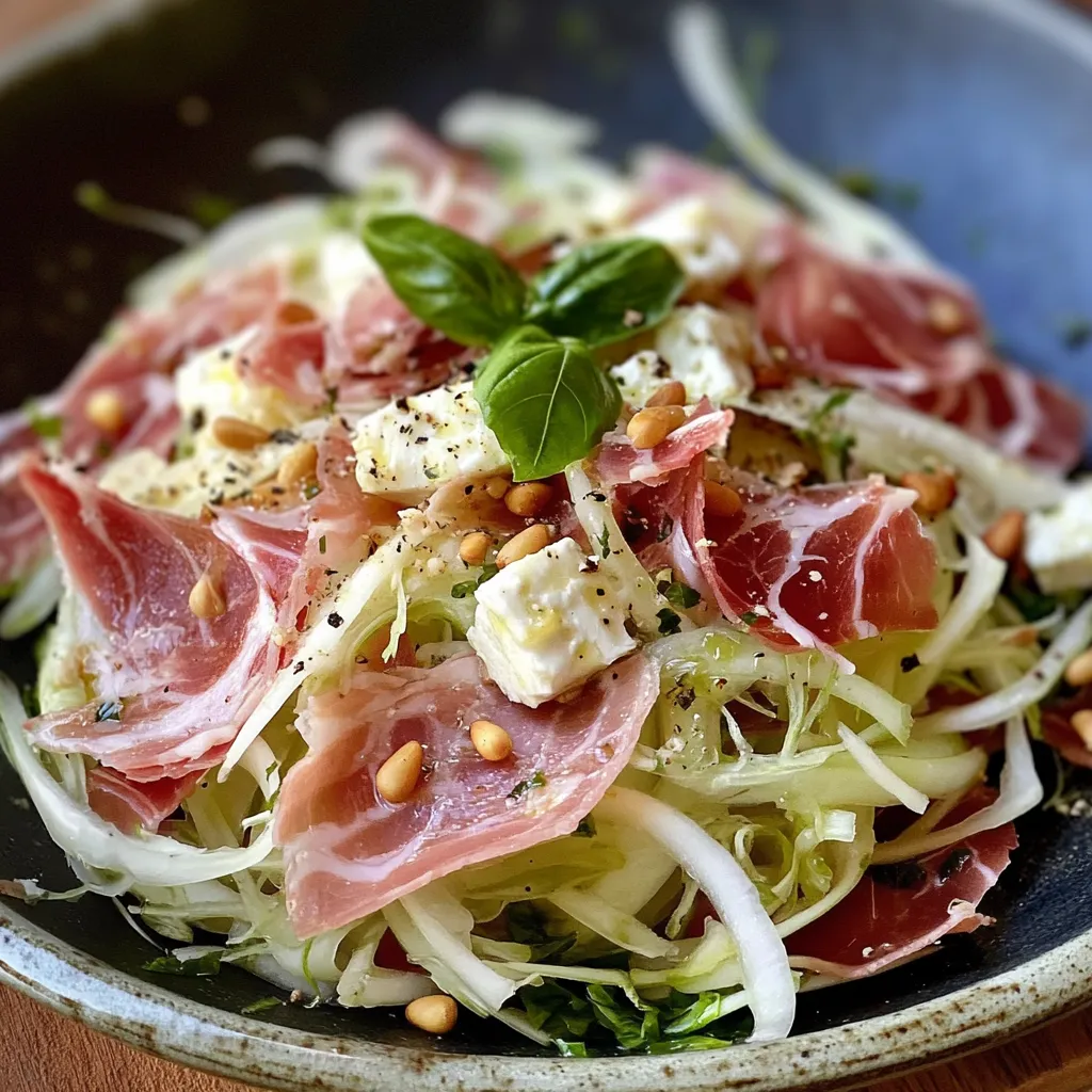 Fenouil et jambon frais