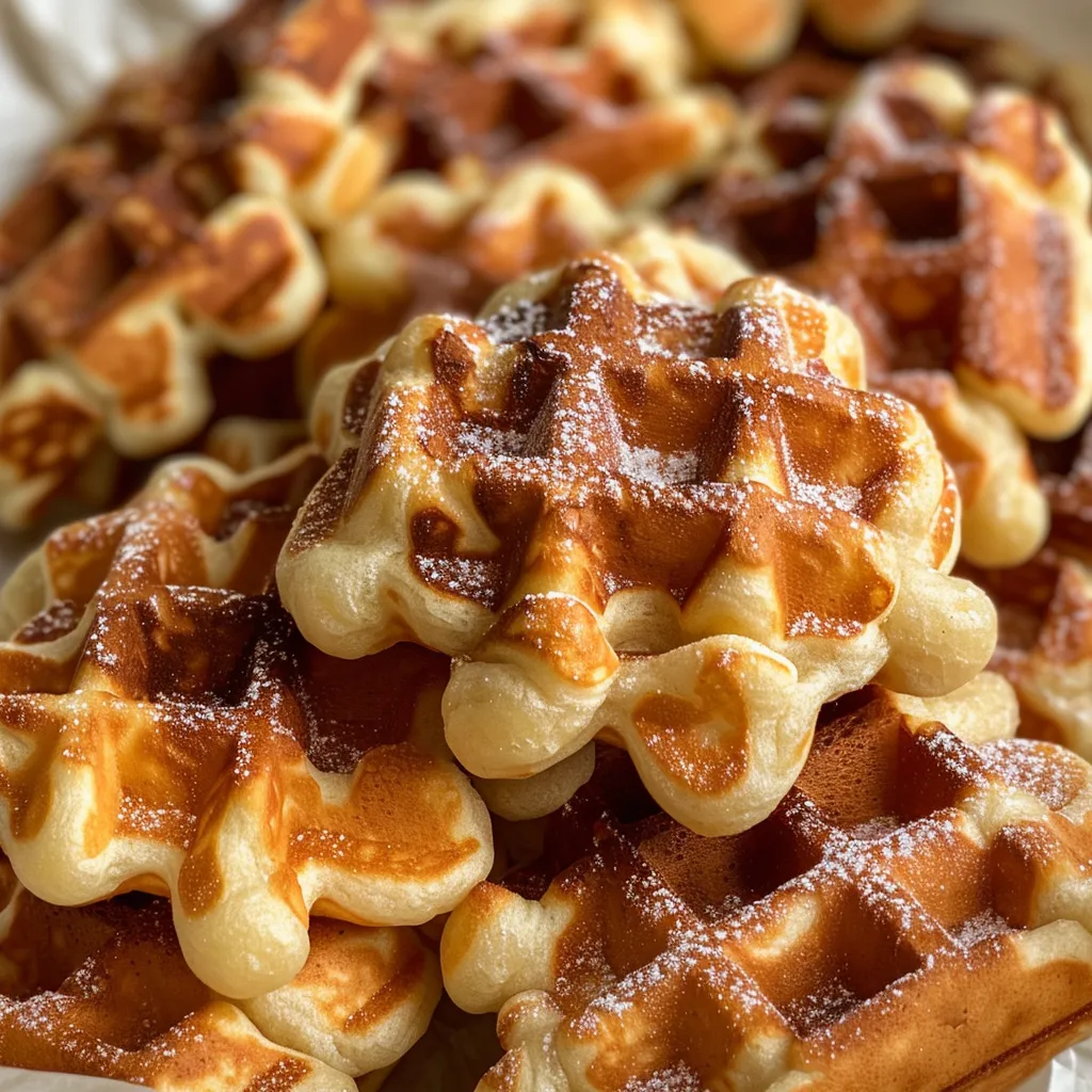 Craquez pour de vraies gaufres liégeoises maison