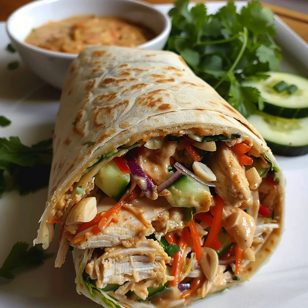 Wraps savoureux au poulet
