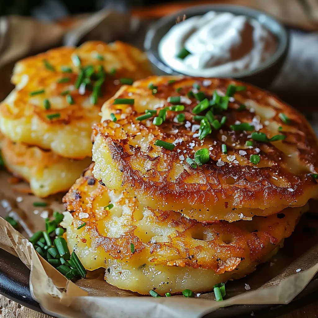 Gourmandises croquantes, pommes de terre à l'allemande