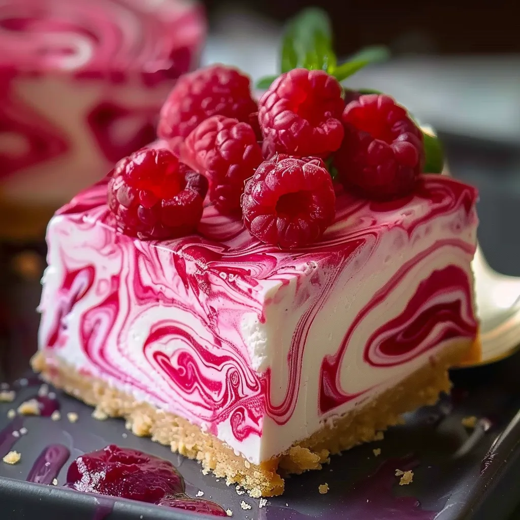 Cheesecake framboise simple