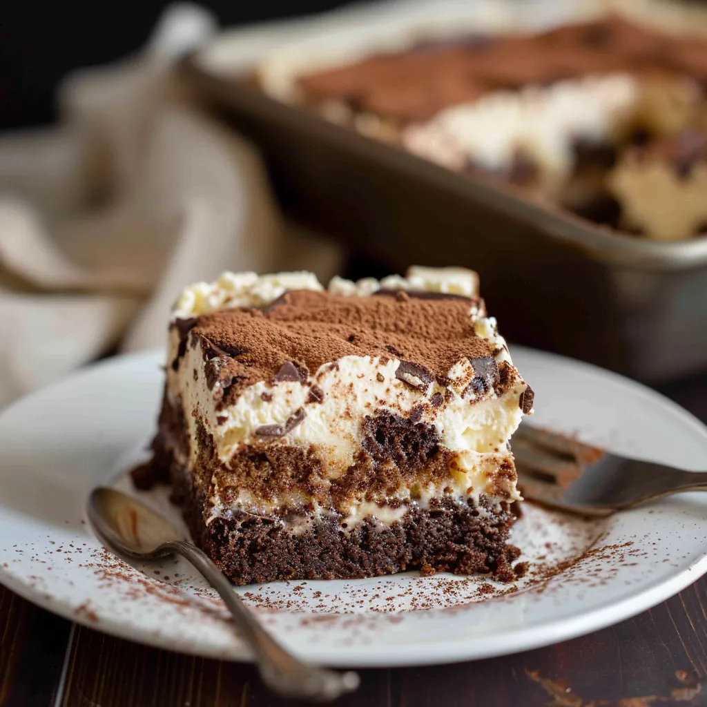 Délicieux Tiramisu Brownies