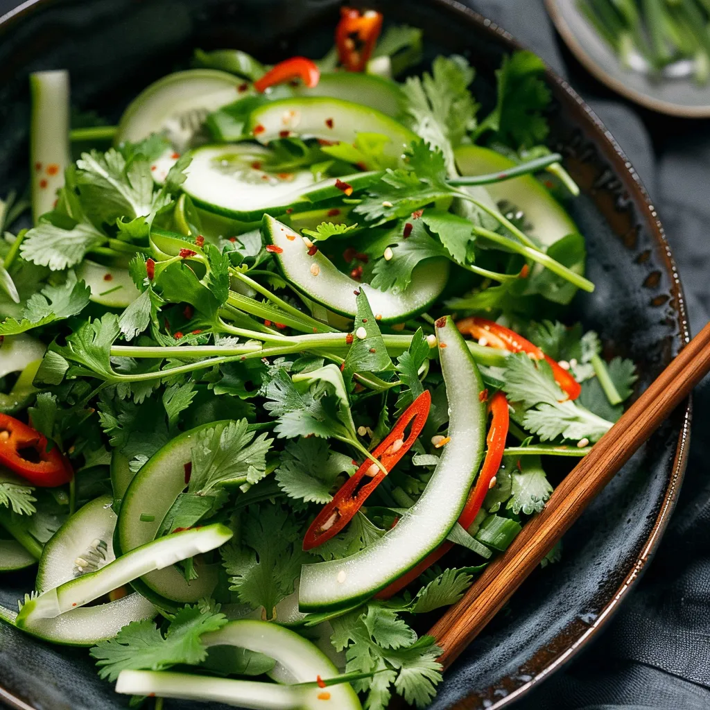 Salade croquante et pleine d’arômes à préparer chez soi