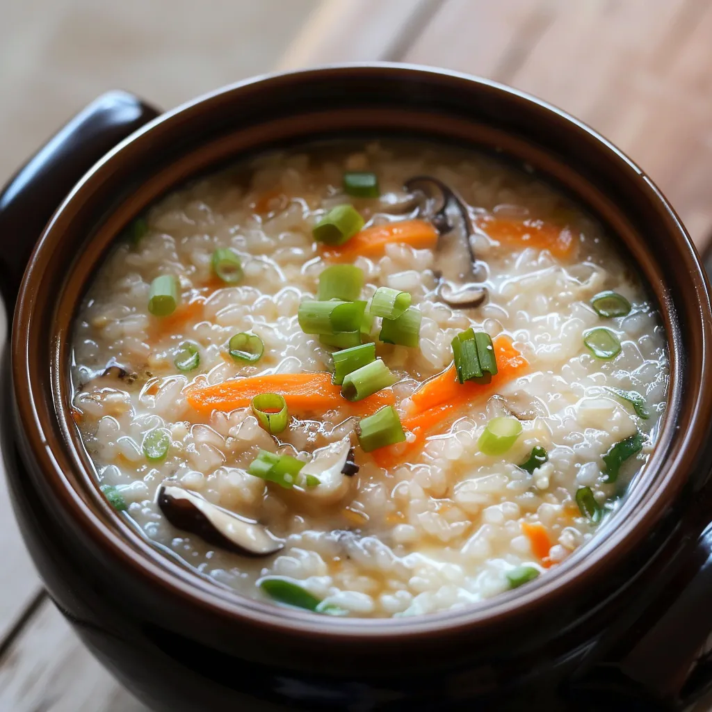 Bol de zosui japonais avec riz et dashi