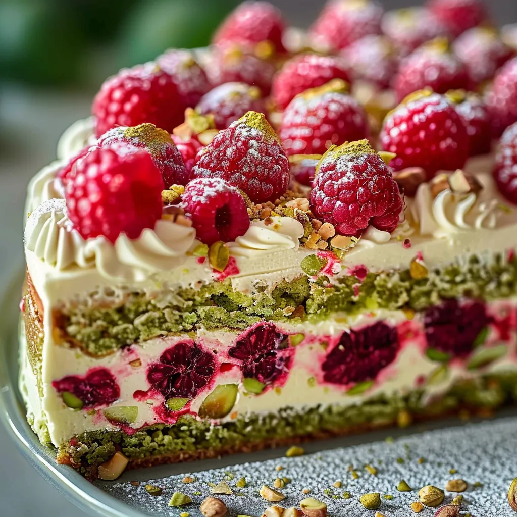 Délicieux Gâteau Pistache
