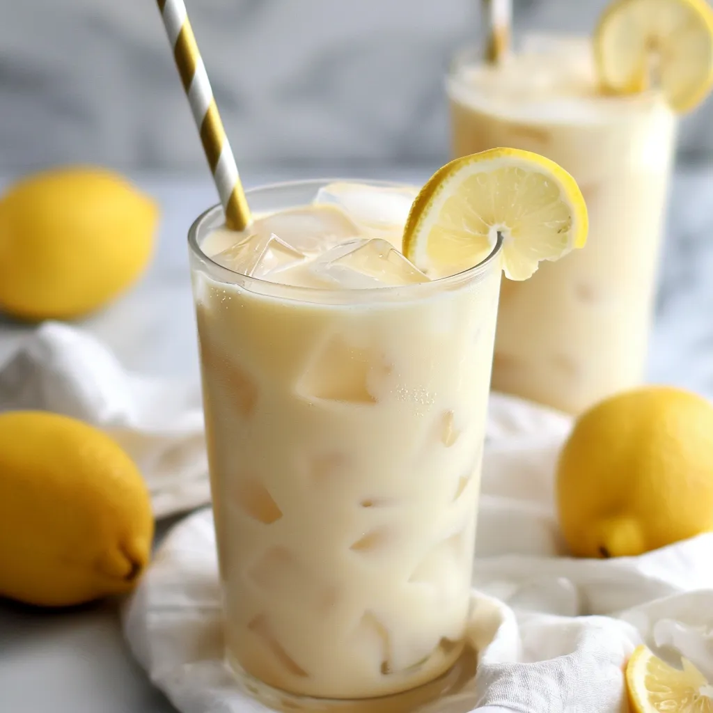 Douce boisson citronnée