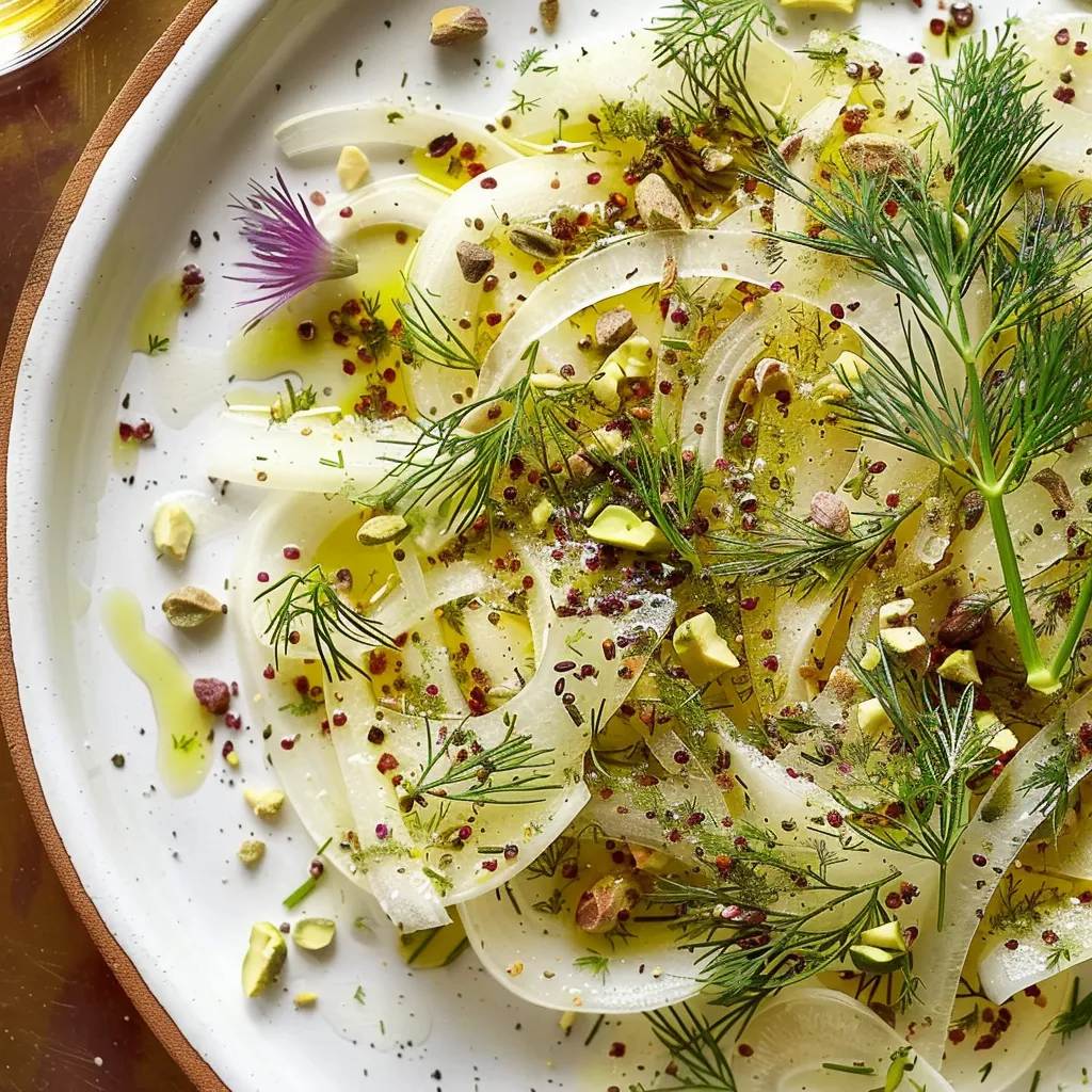 Fenouil frais et pistaches
