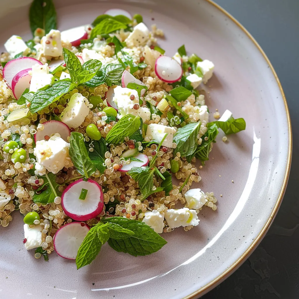 Petit Pois Quinoa Feta