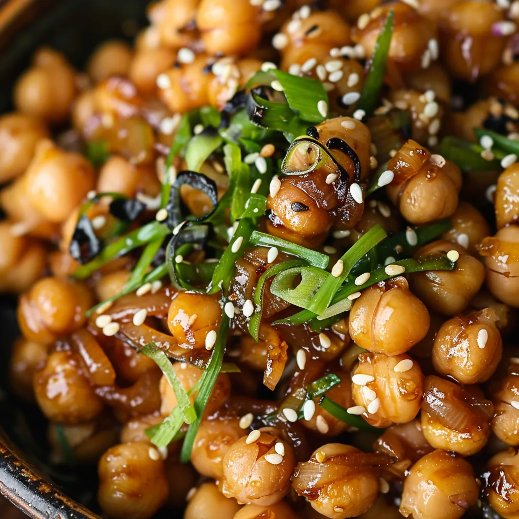 Pois chiches miso rôtis