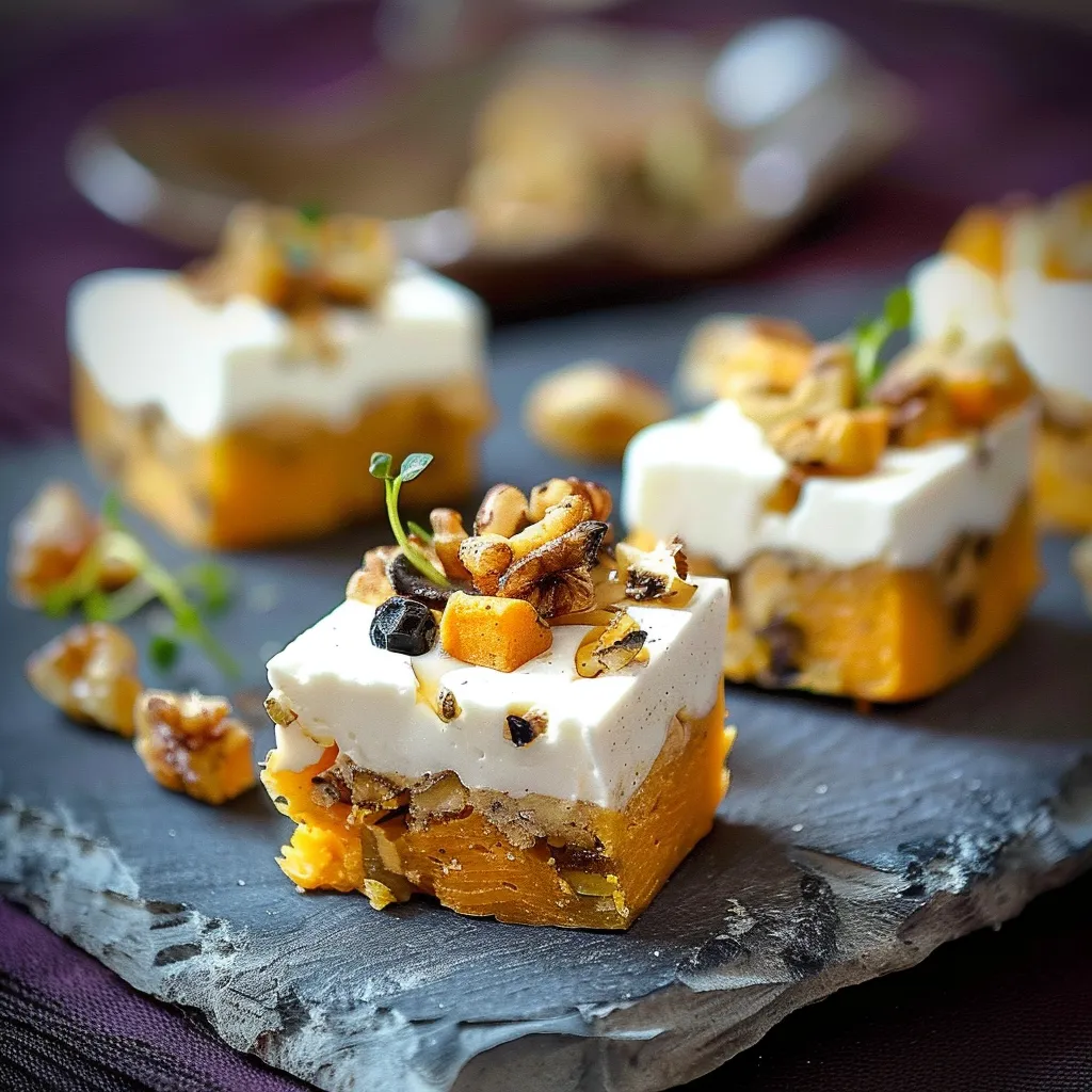 Chèvre, noix et carotte