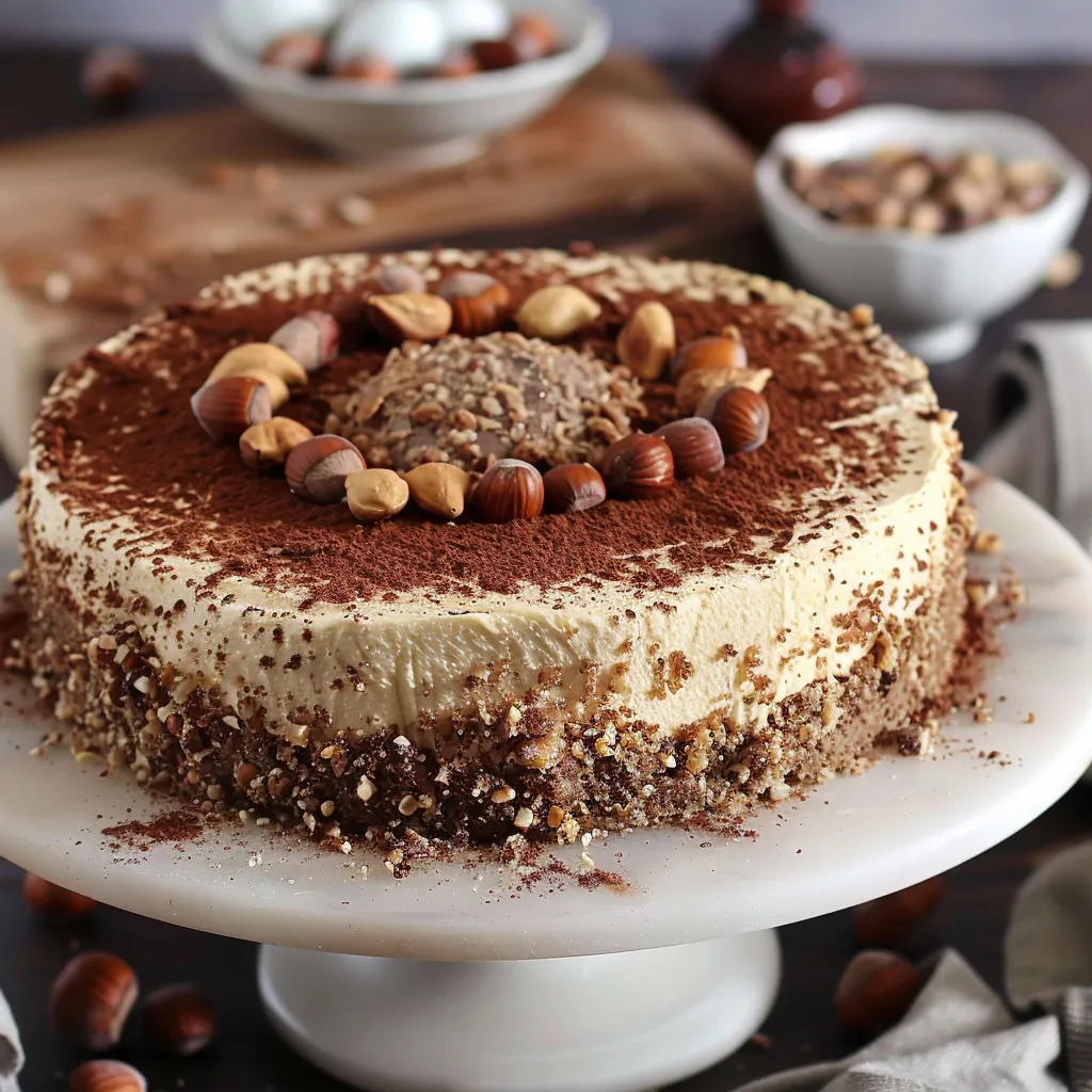 Gâteau gourmand aux noisettes