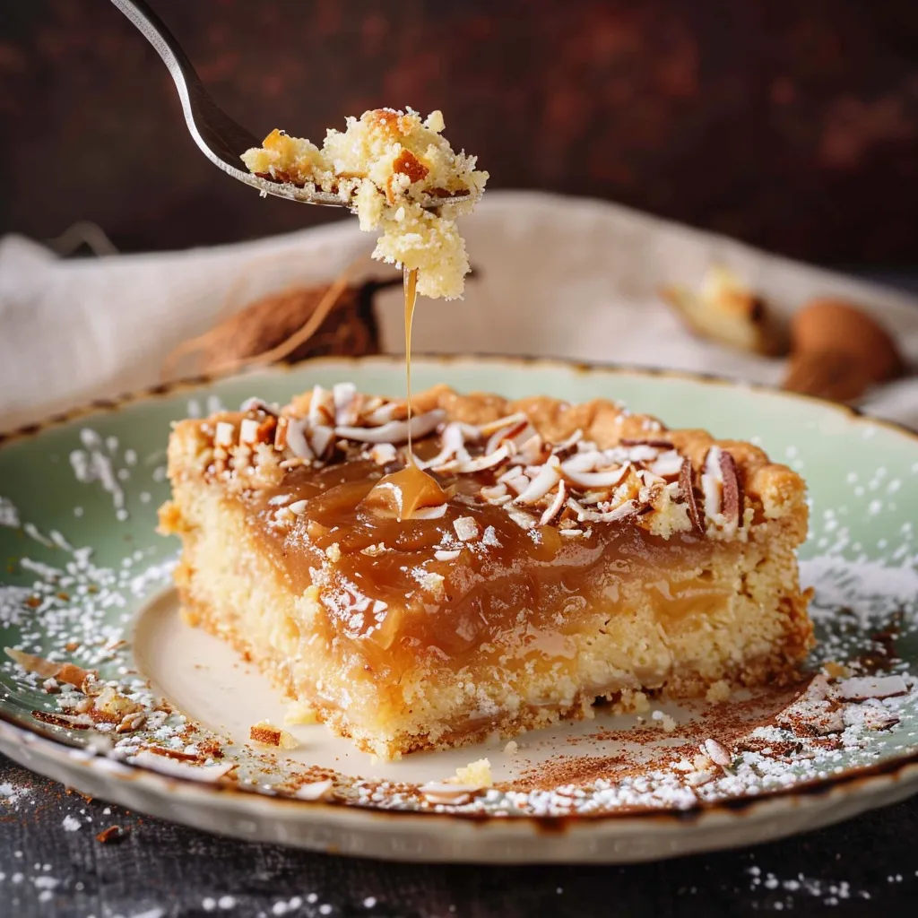 Croquez dans une tarte coco caramel gourmande