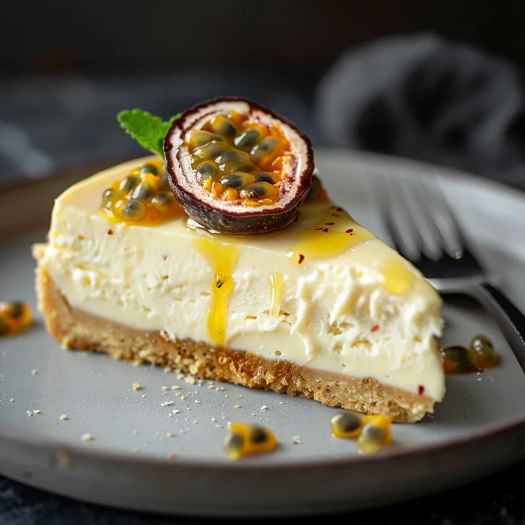 Cheesecake chocolat blanc passion