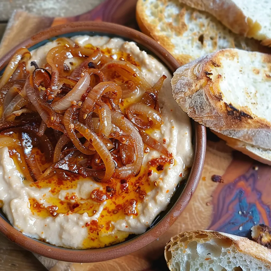 Fais un Fasole Batuta authentique avec des haricots blancs et des oignons caramélisés