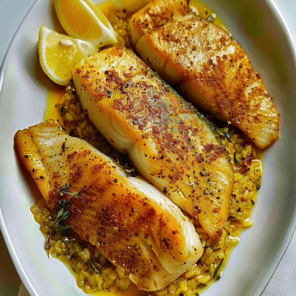 Poisson au safran