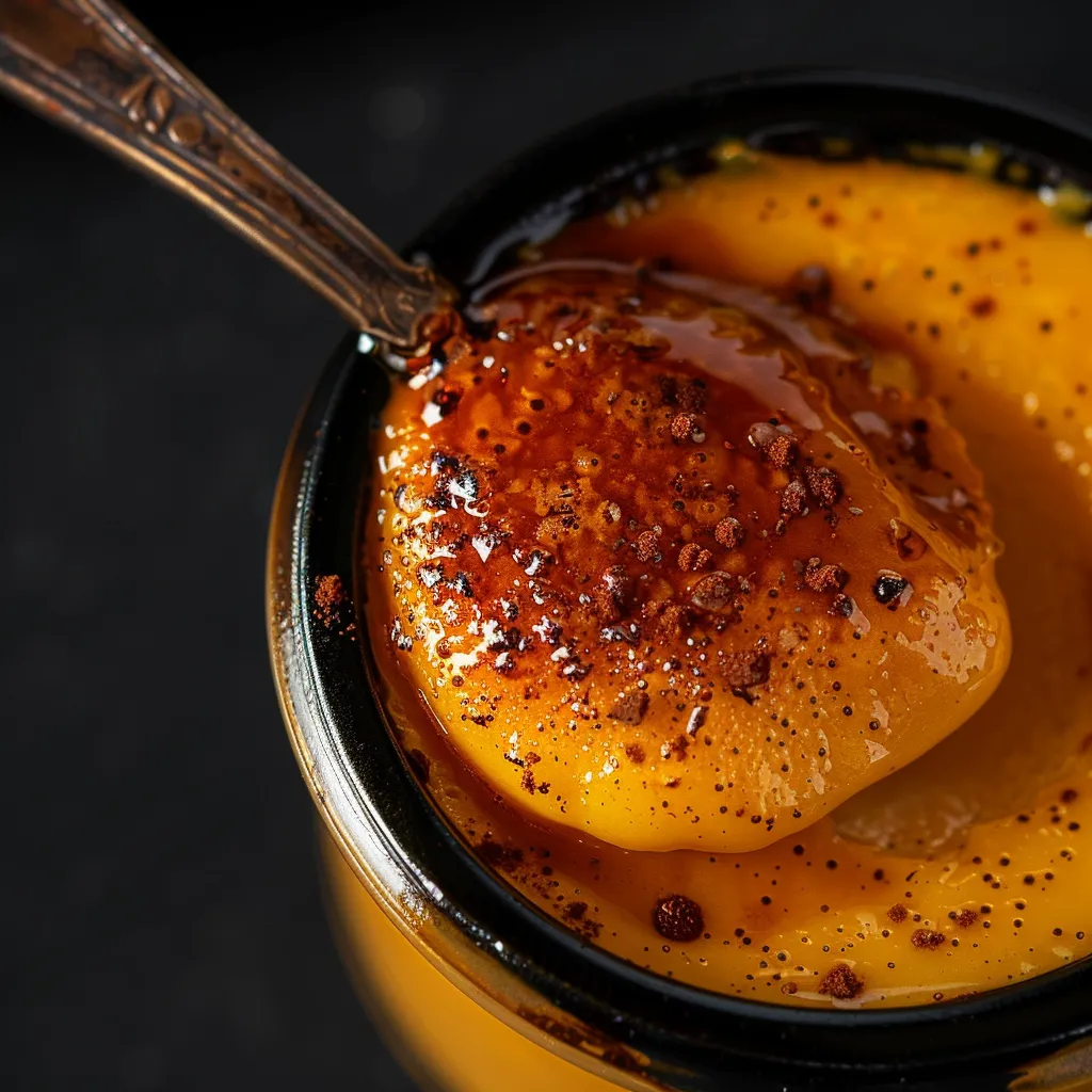 Crème au Thai Tea caramélisée