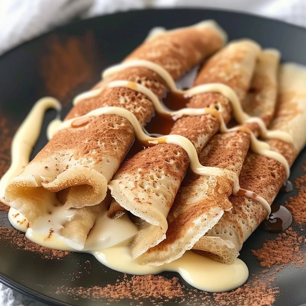 Crêpes cannelle et protéines