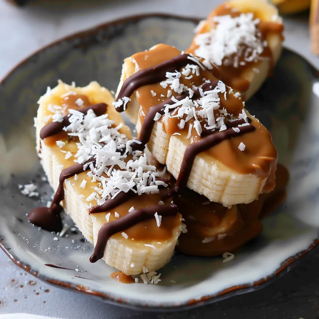 Goûtez ces bananes glacées au chocolat