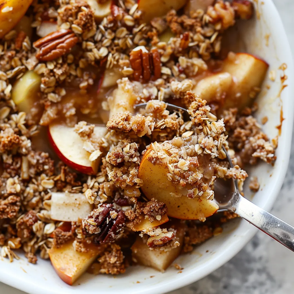 Pommes crumble facile