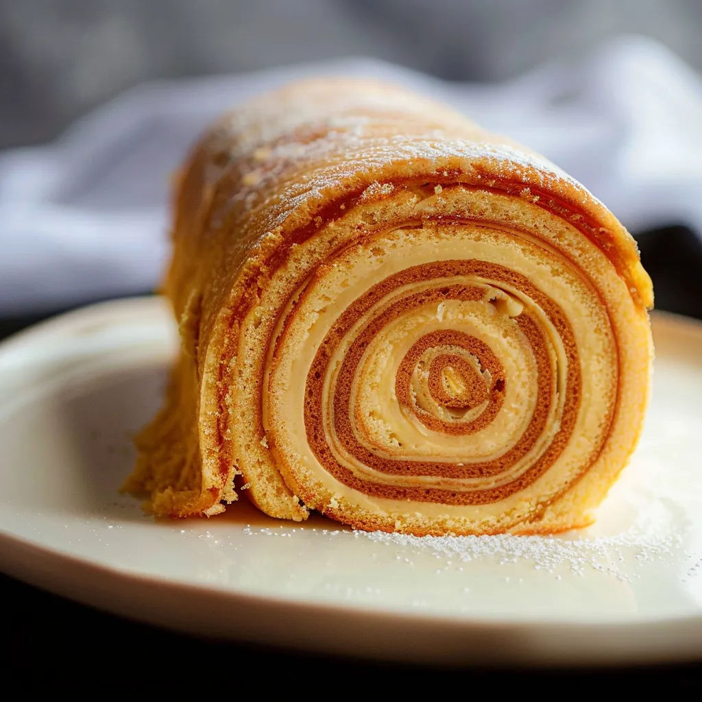 Gâteau roulé moelleux brésilien