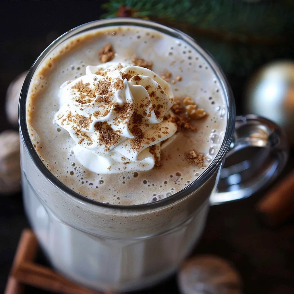 Savourez un smoothie crémeux et épicé aux parfums de Noël