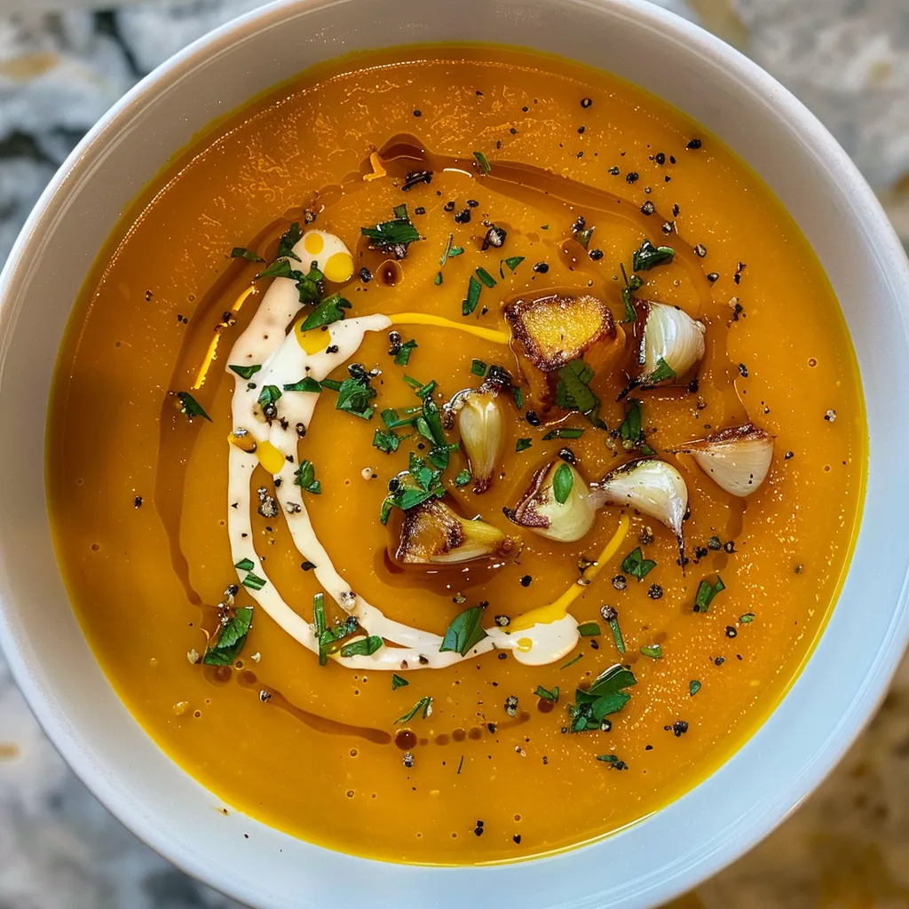 Soupe courge et érable