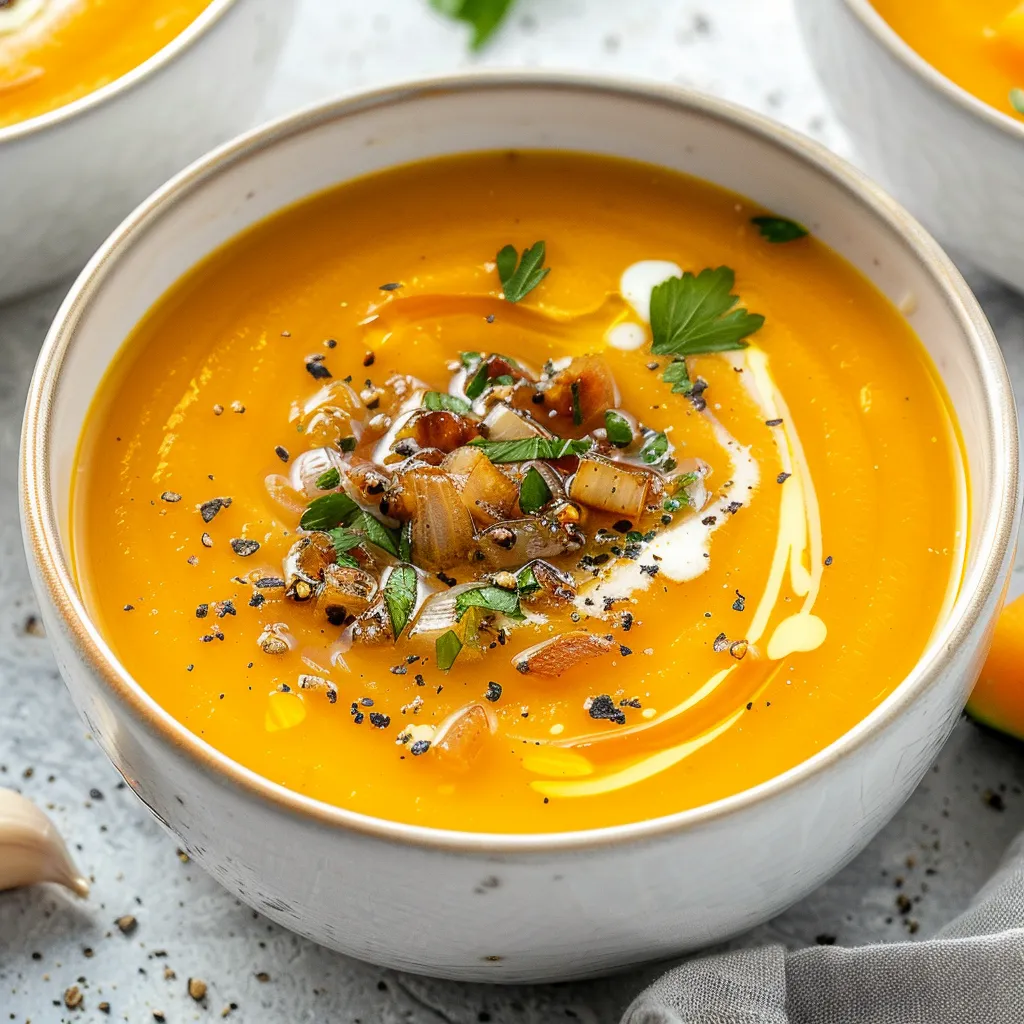 Potage courge érable, ambiance d’automne