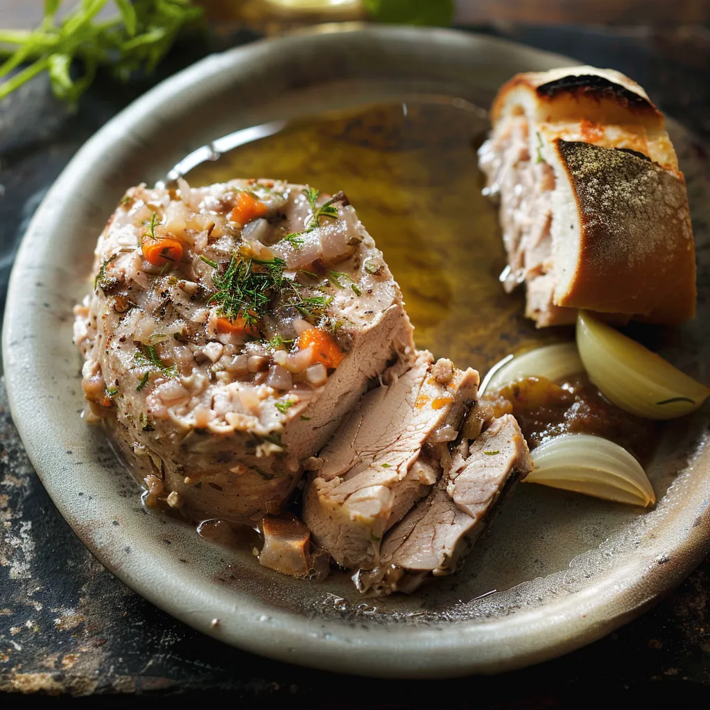 Terrine de tête maison délicieuse