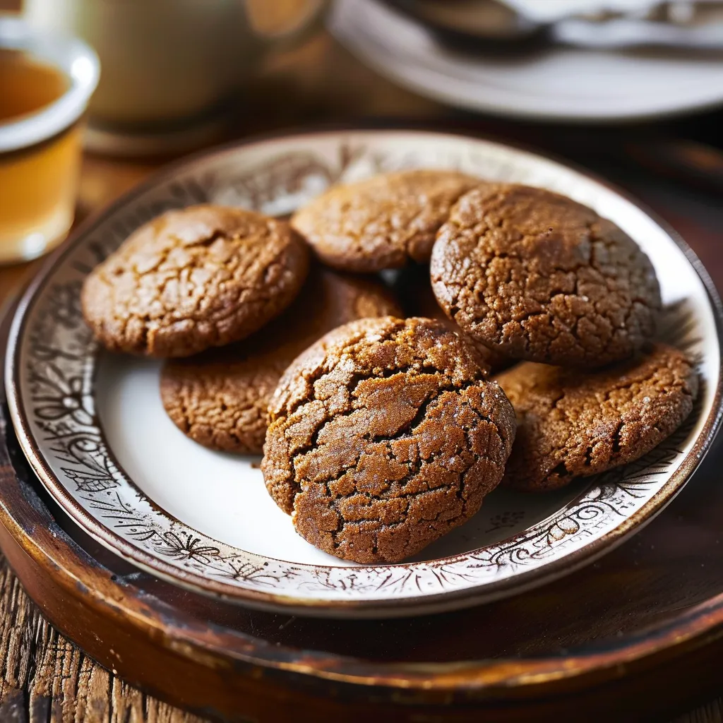 Biscuits tendres à la mélasse épicée