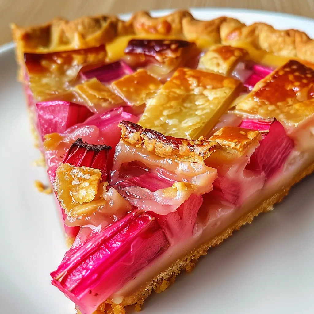 Rhubarbe simple et savoureuse