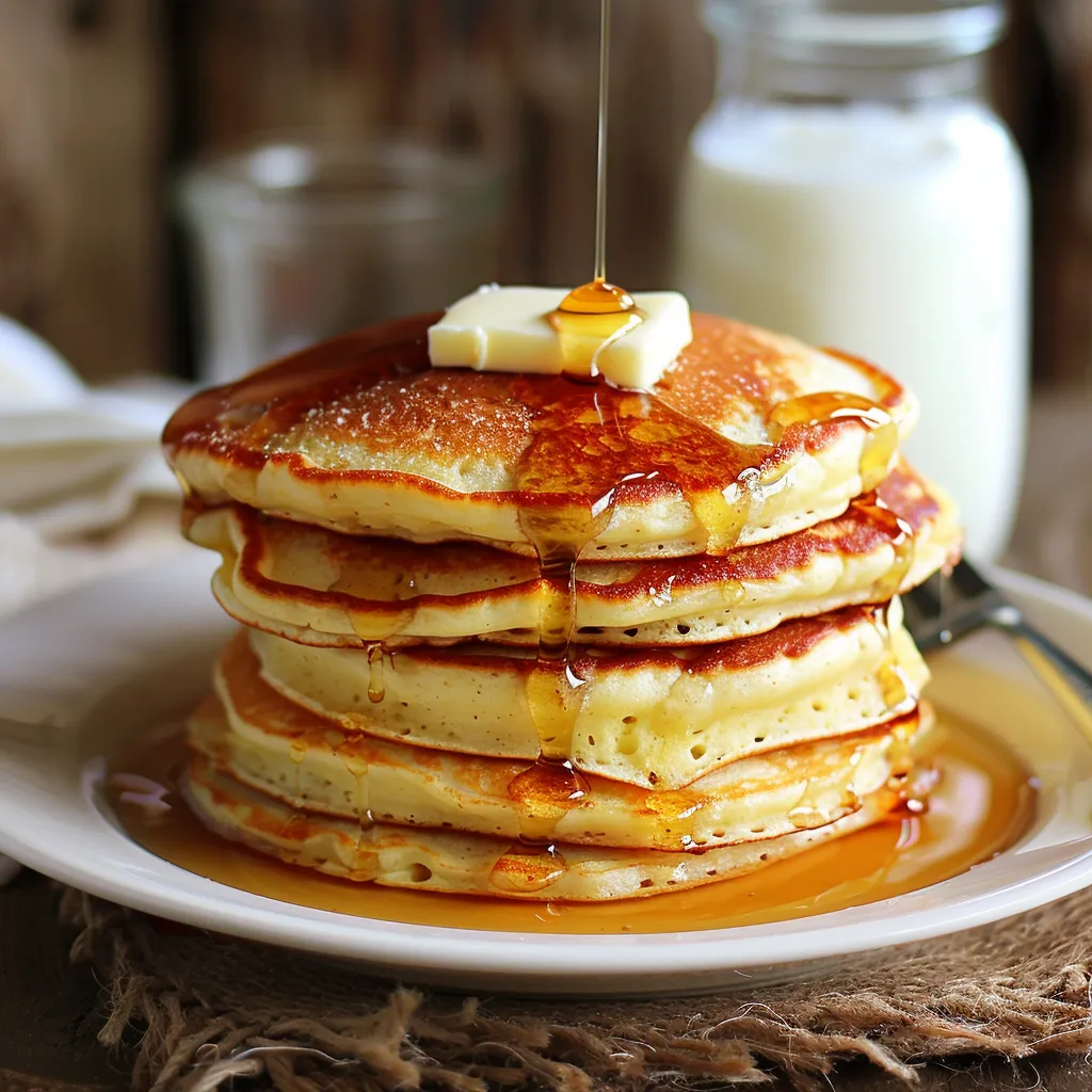 Préparez des crêpes bien épaisses à l’ancienne