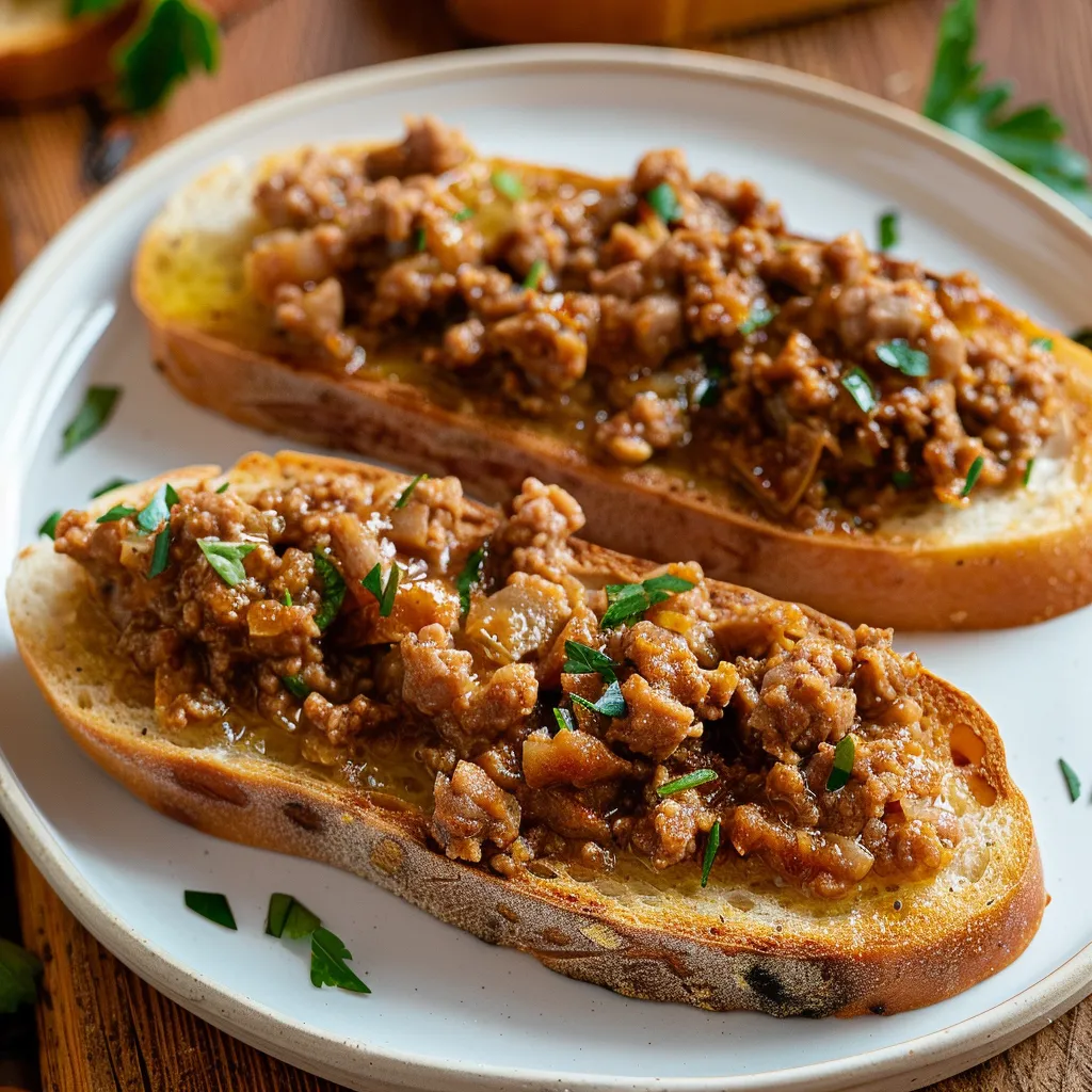 Cretons sur pain gourmand