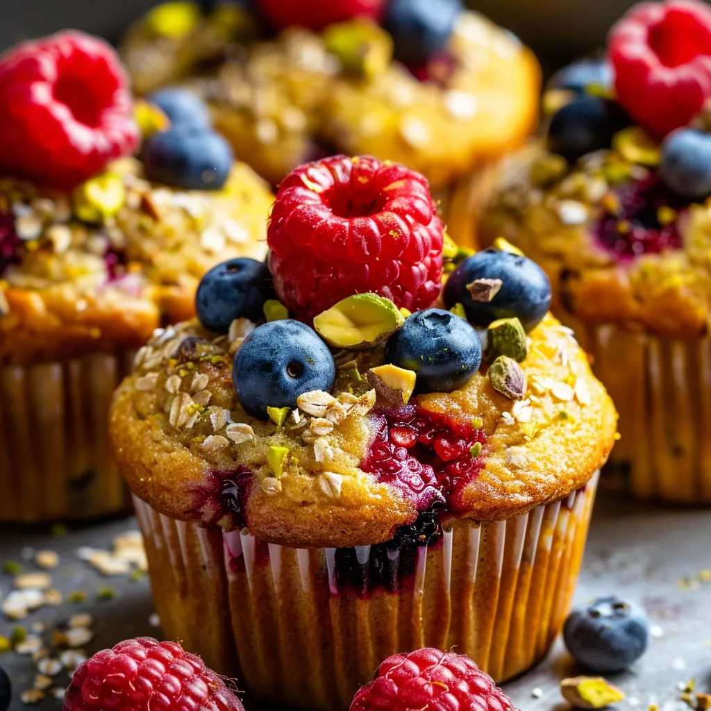Savoureux muffins aux fruits