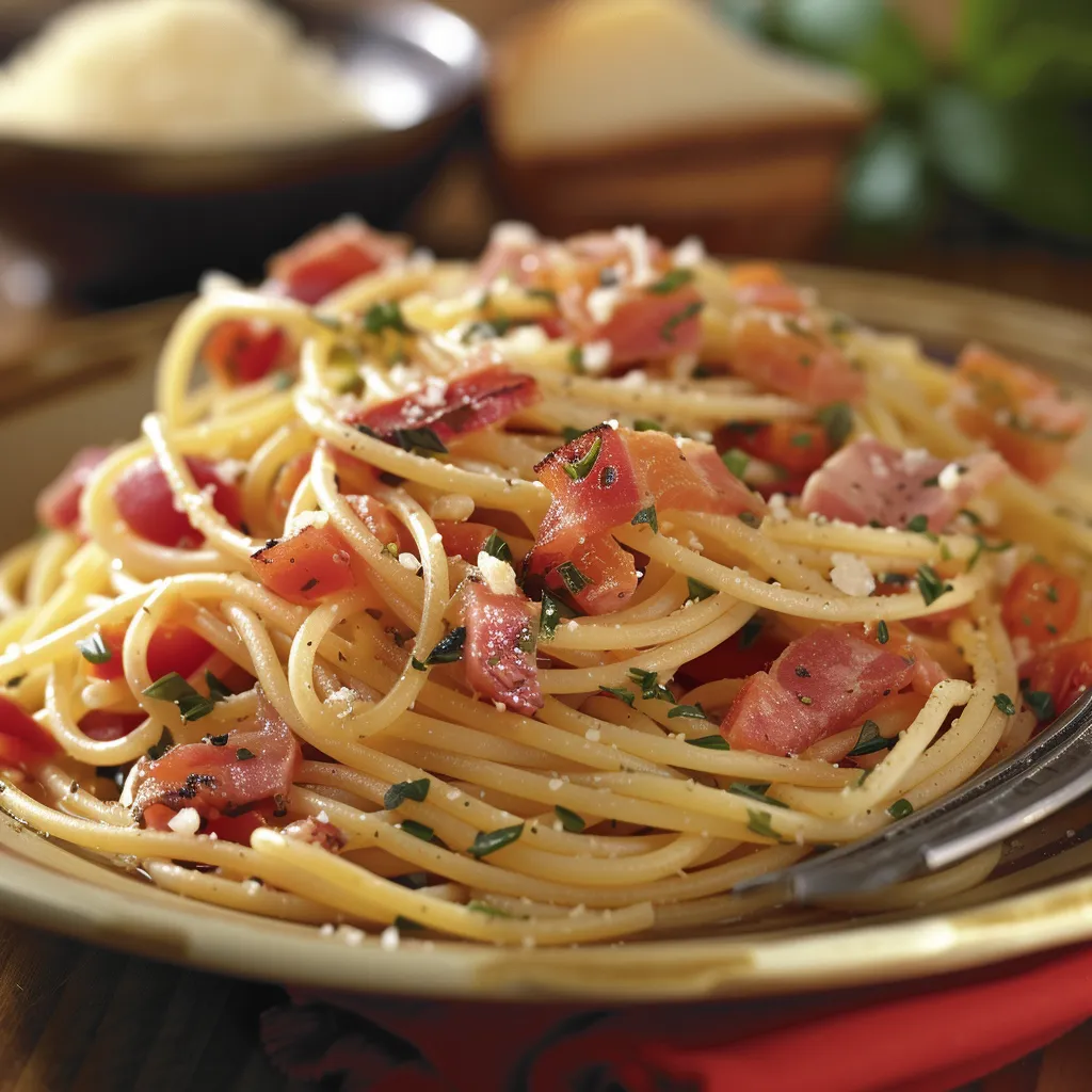 Spaghetti all’Amatriciana – l’Italie dans l’assiette