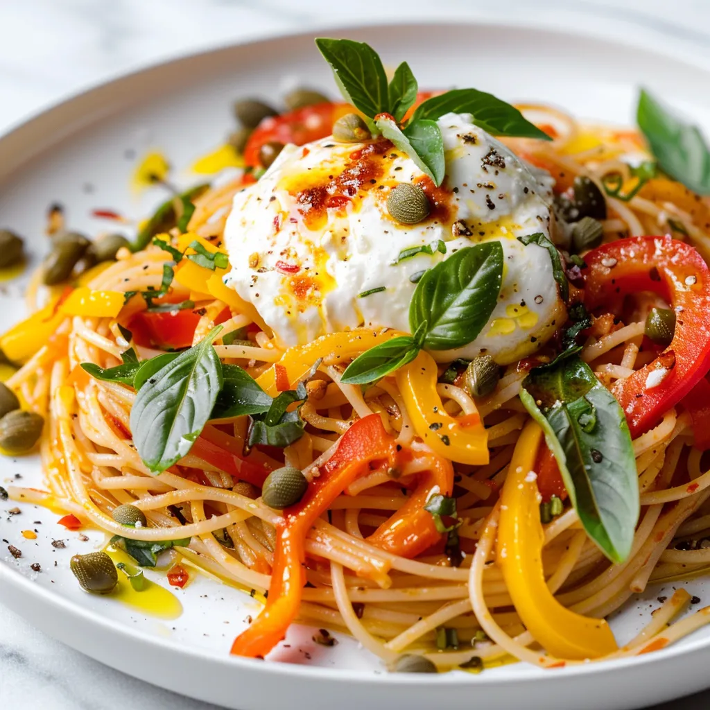 Légumes frais burrata