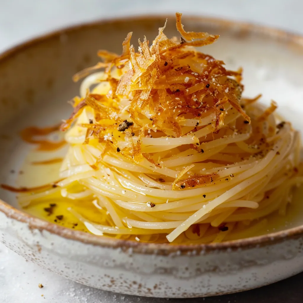 Spaghettis saveur intense à la poutargue