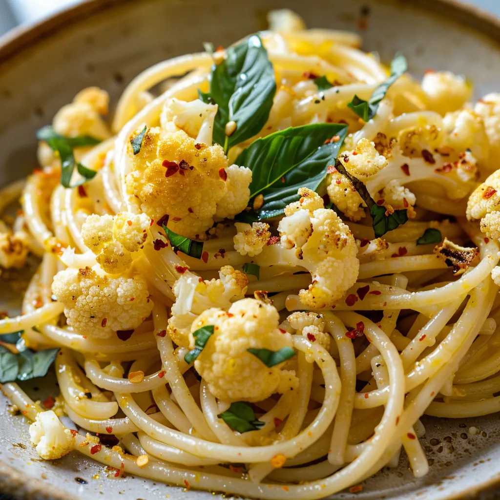 Chou-fleur ail délicat