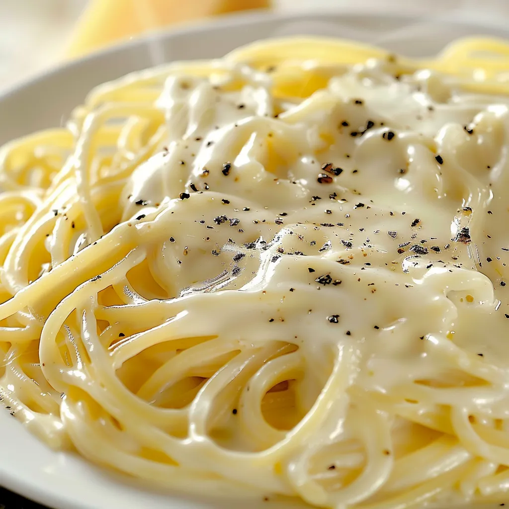 Spaghettis trois fromages gourmands