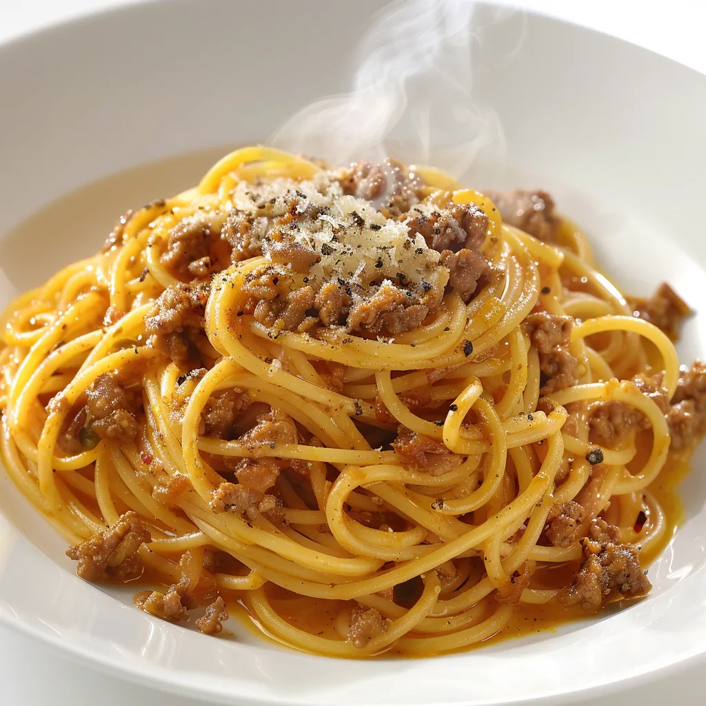 Spaghettis au curry maison savoureux